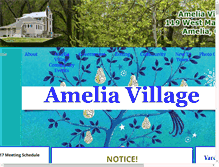 Tablet Screenshot of ameliavillage.com